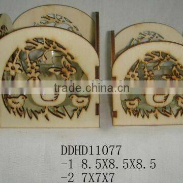 HOT Selling Wood Candle Holder of animal design