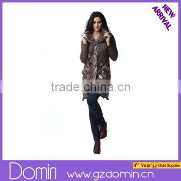 2013 Autumn/Winter Ladies Long-sleeved Cardigan Sweater Coat photo-1