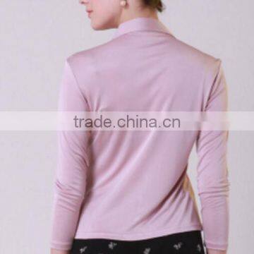 European and American Wind Silk Ladies'short Sleeve Blouse photo-2