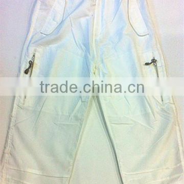 Good Looking White Wholesale Men Capri Pants