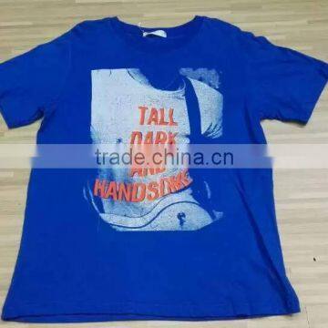 Garments Stocklot Cheap Price Comfortable Boy's Short Sleeve T-shirts Stock Clearance Sale photo-3