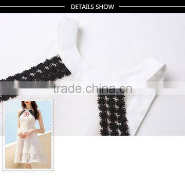 Maxnegio Slim Sexy Girl Lace Backless Casual Dress photo-4