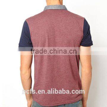 Color Combination Polo Shirt in Stripe photo-2