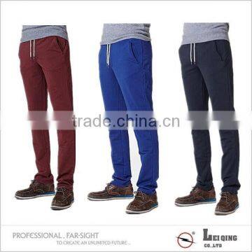 Fairtrade men custom jogger pants,wholesale men jogger pants,high quality cheap 100% cotton jogger pants