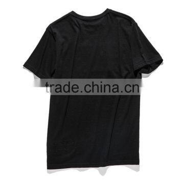 New Fashion Design Blank Black Slim Fit Tee Custom Men t Shirt Wholesale China photo-5