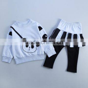 2016 Autumn Baby Girl Clothing Set Wholesale Children's Boutique Clothing photo-3