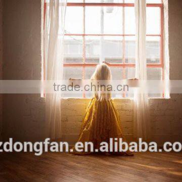 Little Girls Maggie Tiered Lace Gown Dress Flower Girls White Maxi Wedding Dress photo-4