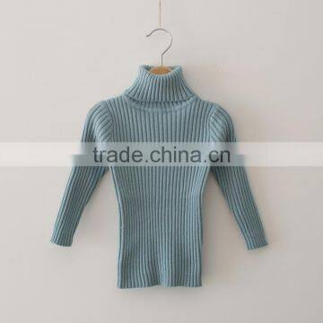 S15228A Korean Style Pullover Knitting Patterns Children Turtleneck Sweater photo-3