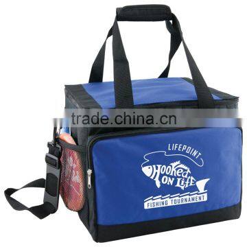 36-Can Jumbo Insulated Cooler Bag - Features Large Front Zipper Pocket, Adjustable Shoulder Strap and Comes With Your Logo. photo-2