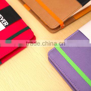 A6 PU Cover Agenda Planner With Elastic Band Loose Leaf Binding Diary Customizable Planner photo-2