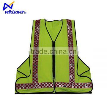 Flashing LED Lighted Reflective Safety Vest photo-2