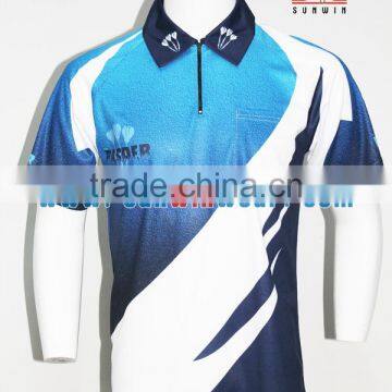 sublimated design your own dart shirt printing dri fit dart top wear