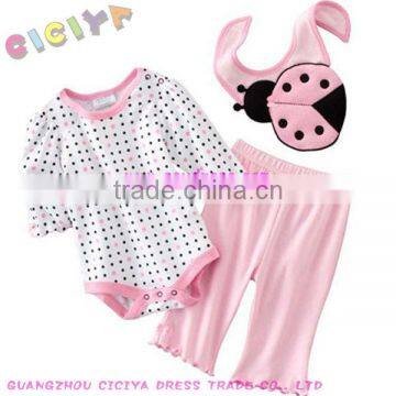 Baby girl fashion 3pcs pajama