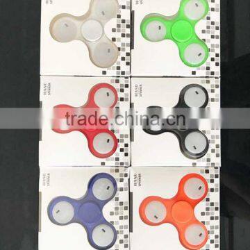 LED Glow Gyro Switch Finger Gyro Three Leaves Bright Flash Finger Gyro Factory Direct photo-3