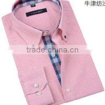 Pink oxford  hot product gentle elegant funky shirt for men