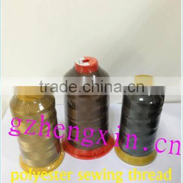 polyester continuous filament sewing thread