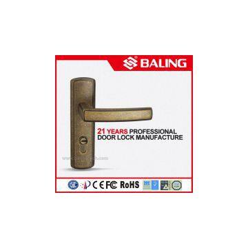 Boutique Copper Door Lock Retro Brass Door Lock Palace Luxury Gate Lock photo-3