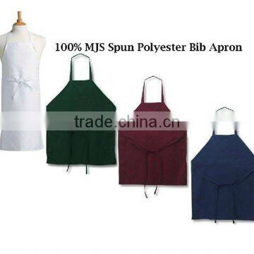 Many Colors Spun Polyester Bib Aprons Color Retention Chef Spun poly Bib Apron