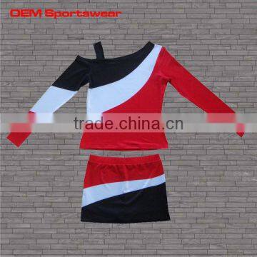 Custom sublimated cheering team uniform