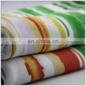 Colorful Printed Knitted Fabric 100 Viscose Fabric photo-2