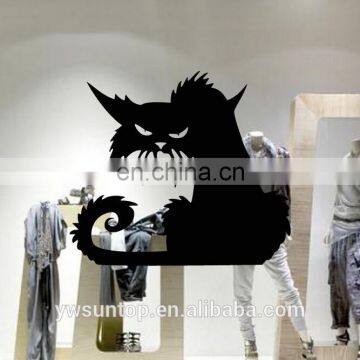 Halloween Theme Black Cat Window/Wall Sticker Halloween Decoration Home Decoration