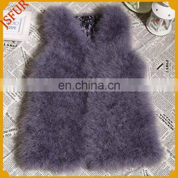 Manufacturer New Design Wholesale Fur Waistcoat From China