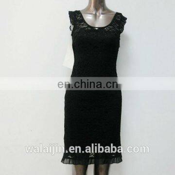 Back Bareness Dress Ladies Lace Sheath Dress photo-2