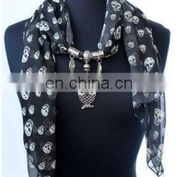 autumn fashion jewelry scarf owl pendant attached for us wholesale