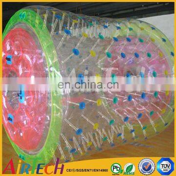 Customed inflatable water roller ball for cheap