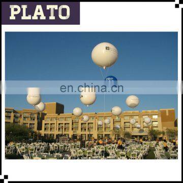 decorating infaltable helium flying ball for party wedding event