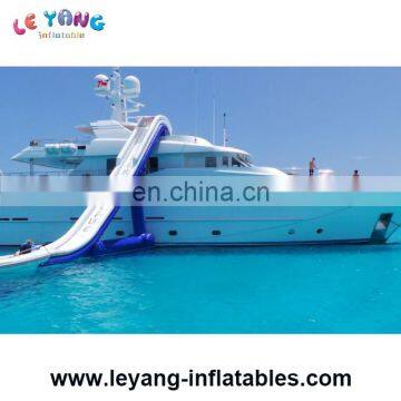 Lucury Inflatable Yacht Water Slide For Ship Sailing Voyage Travel