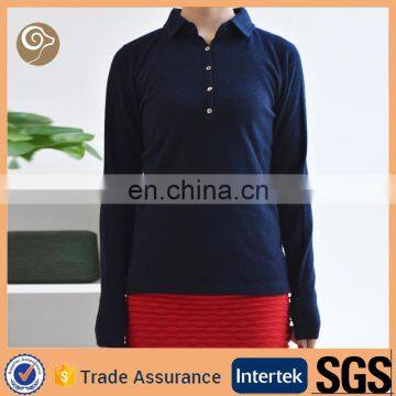 Women Turn Down Neck Knitting Cashmere Sweater Price