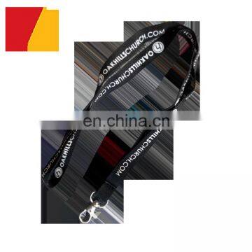 Factory price color lanyard with print custom logo