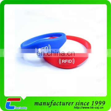 Durable Elastic Passive RFID Proximity Fitness Wristband for Health