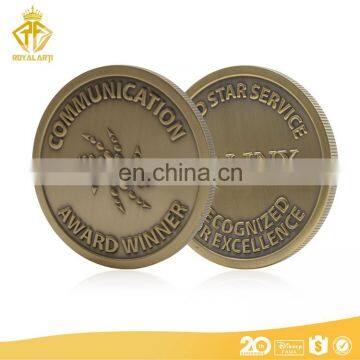 Cheap Custom Communication Award Winner Souvenir Coin