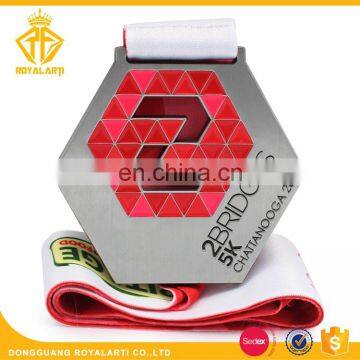 Antique Copper Zinc Alloy Custom Medal With Grosgrain Ribbon photo-6