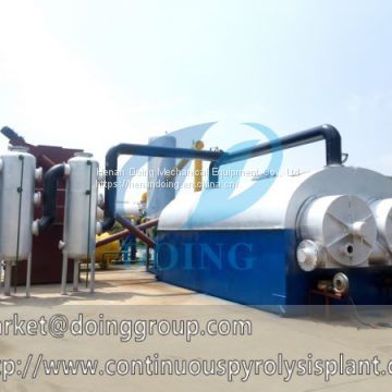 The latest technology fully continuous pyrolysis plant