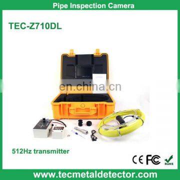 50m Cable Pipeline Inspection Camera, Drain Pipe Sewer Camera with 512 Hz Transmitter TEC-Z710DL