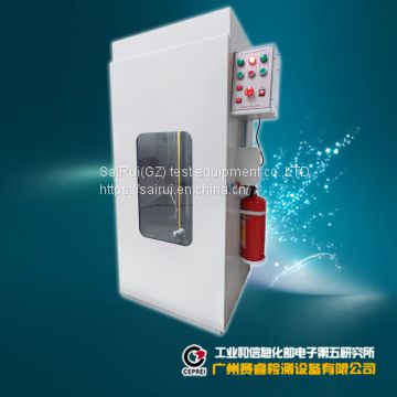 Lithium battery impact testing machine