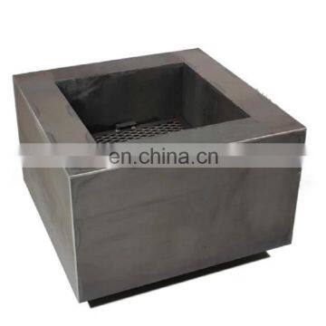 Custom Made Square Corten Steel Fire Pit photo-3