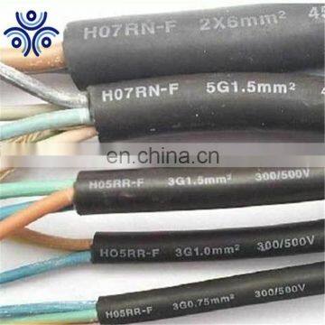 Power Tools Flexible Wiring cabtyre cable Ethylene Propylene H07RN-F 450/750V EPR/Neoprene Trailing Flexible Rubber Cable