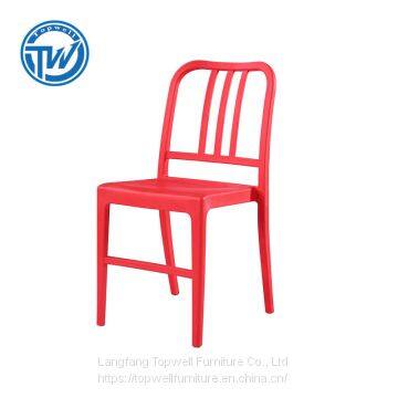 DC-6040 Topwell High Quality PP Plastic Chair Dining Room Chair Lounge Chair photo-4