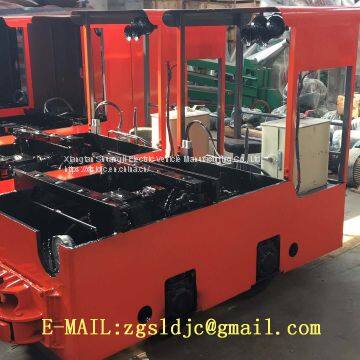 Underground Mining Railway Electric Locomotive Sale 8T Tunnel Battery Operated