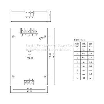 PAB-C3 Series 150-300W ac dc Converter ac dc Power Supply photo-2