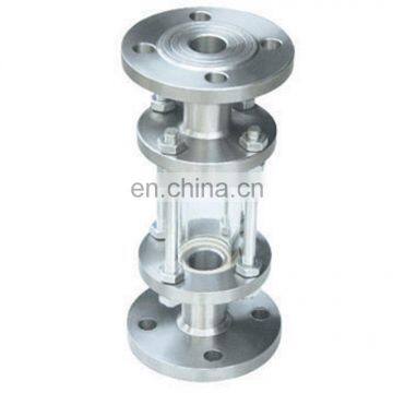 Stainless Steel Flange Connected Pipeline Sight Glass