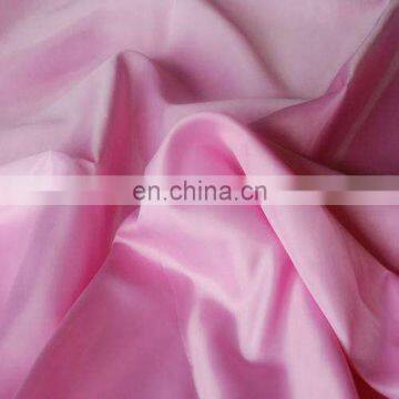 China Supplier 100% polyester taffeta fabric composition lining