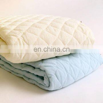 Anti-bacteria Waterproof Diamond Quilted Terry Flat Sheet