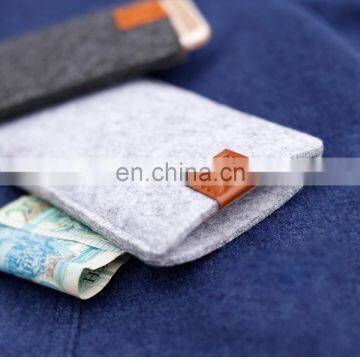 Оптовая продажа миниатюрных кошельков для мобильных телефонов из войлока с индивидуальным логотипом photo-6