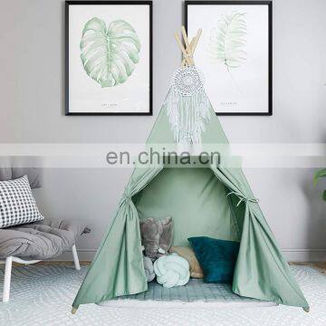 Children Play House Canvas India Tent Portable Play House Teepee Tent for Kids