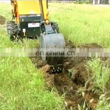 Farm construction walk behind mini excavator tractor